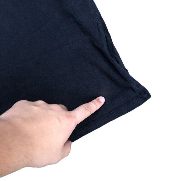 TRUE Religion T Shirt Laurel Short Sleeve BIG LOGO Black - Picture 4 of 7